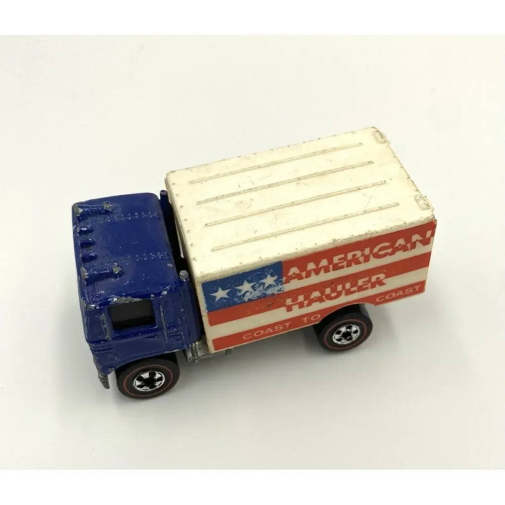 Hot‎ Wheels Redline 1973 Hong Kong American Hauler Box Truck Vintage Flag